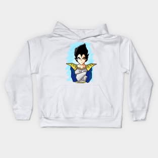 prince vegeta Kids Hoodie